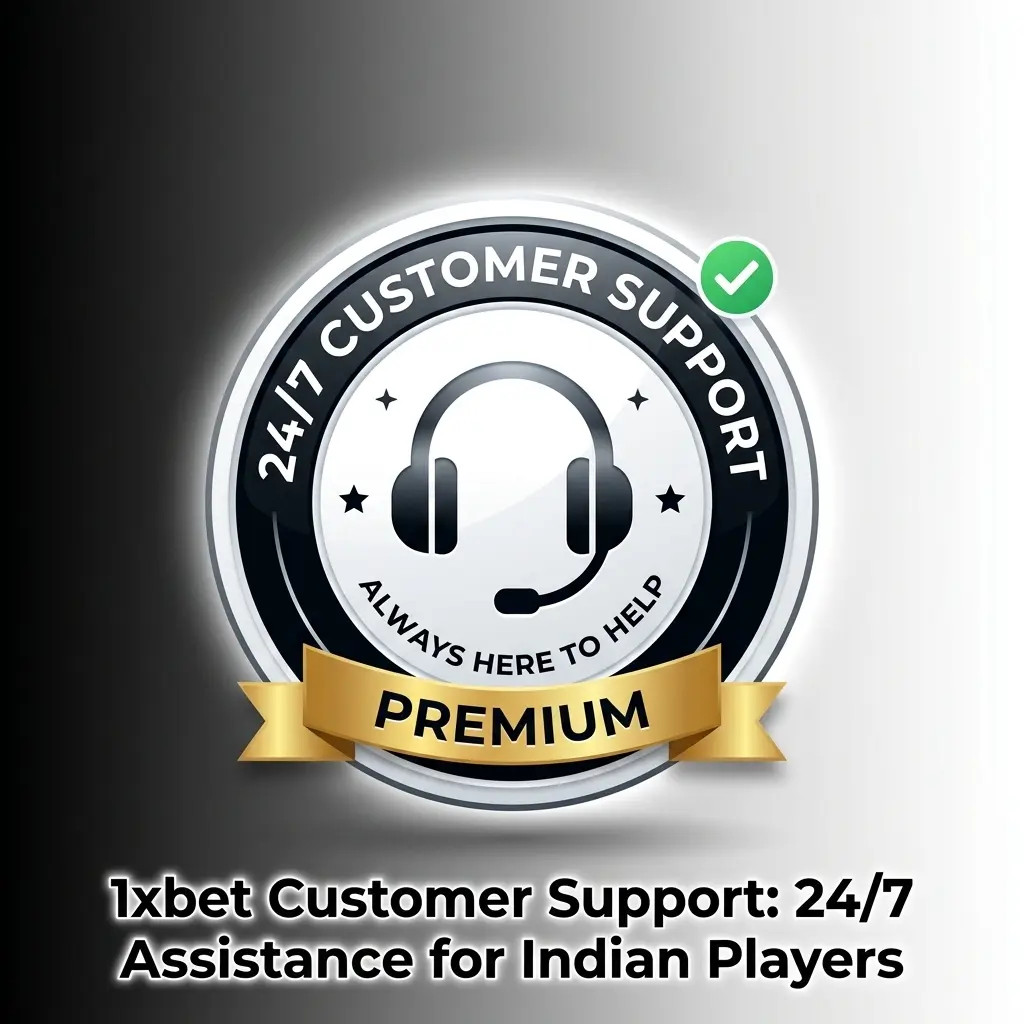 1xbet customer support options for Indian players including live chat, email, phone, and Telegram assistance available 24/7