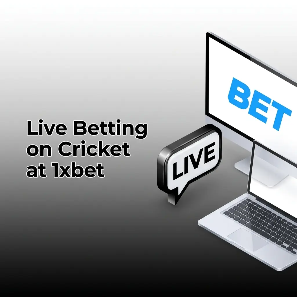 1xbet live cricket betting interface showing ball-by-ball odds updates and in-play markets for T20, ODI, and Test matches